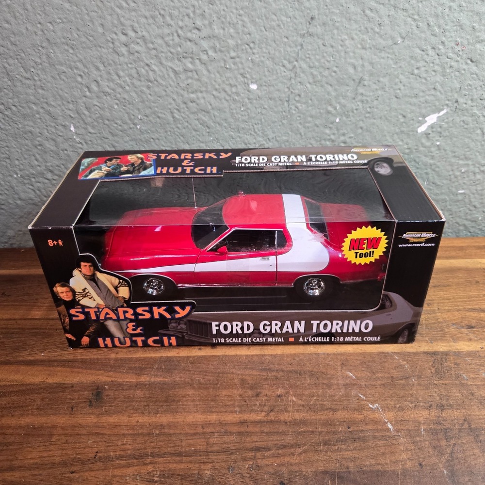 Ertl American Muscle Starsky & Hutch 1976 Ford Gran Torino 1:18 Diecast